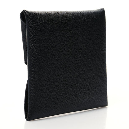Hermes Chevre Mysore Bastia Coin Purse Black 3 of 9