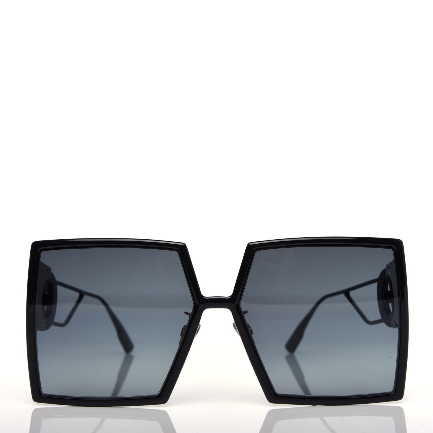 Christian Dior Square 30 Montaigne Sunglasses Black 2 of 9