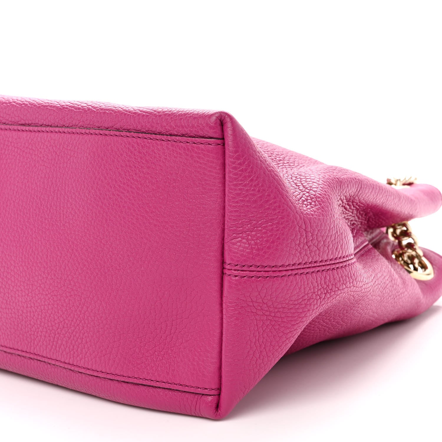 Gucci Cellarius Calfskin Medium Soho Chain Shoulder Bag Bright Bouganville 9 of 9