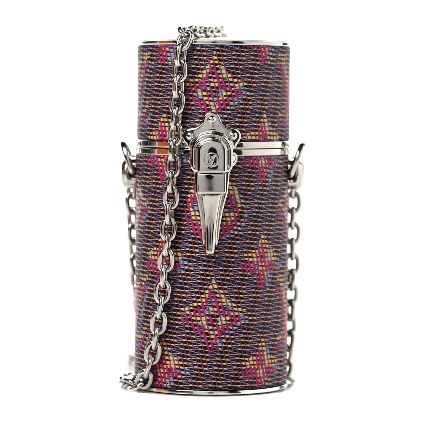 Monogram LV Pop Chain Lipstick Case Rose