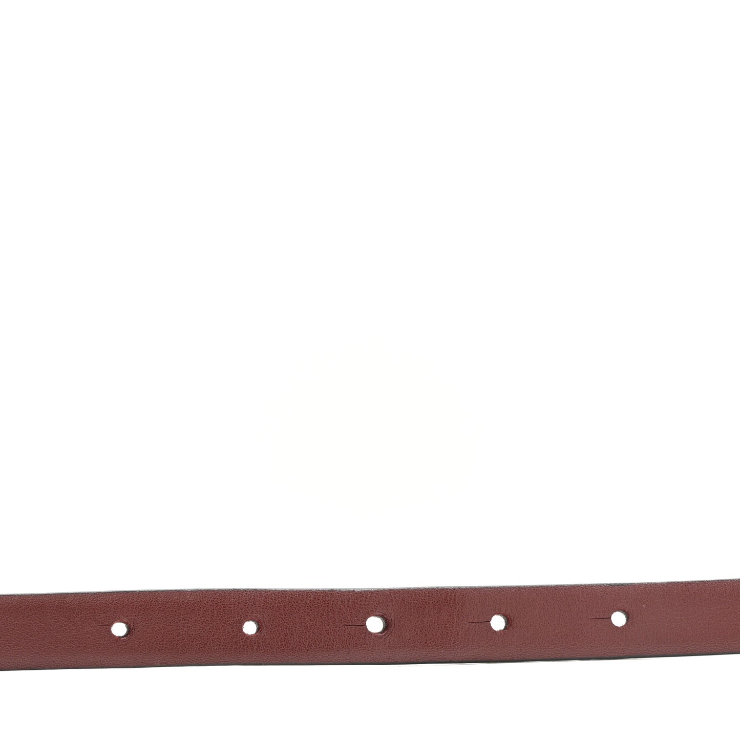 Calfskin CC Skinny Reversible Belt 90 36 Black Burgundy