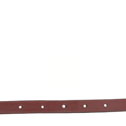 Chanel Calfskin CC Skinny Reversible Belt 90 36 Black Burgundy 5 of 9