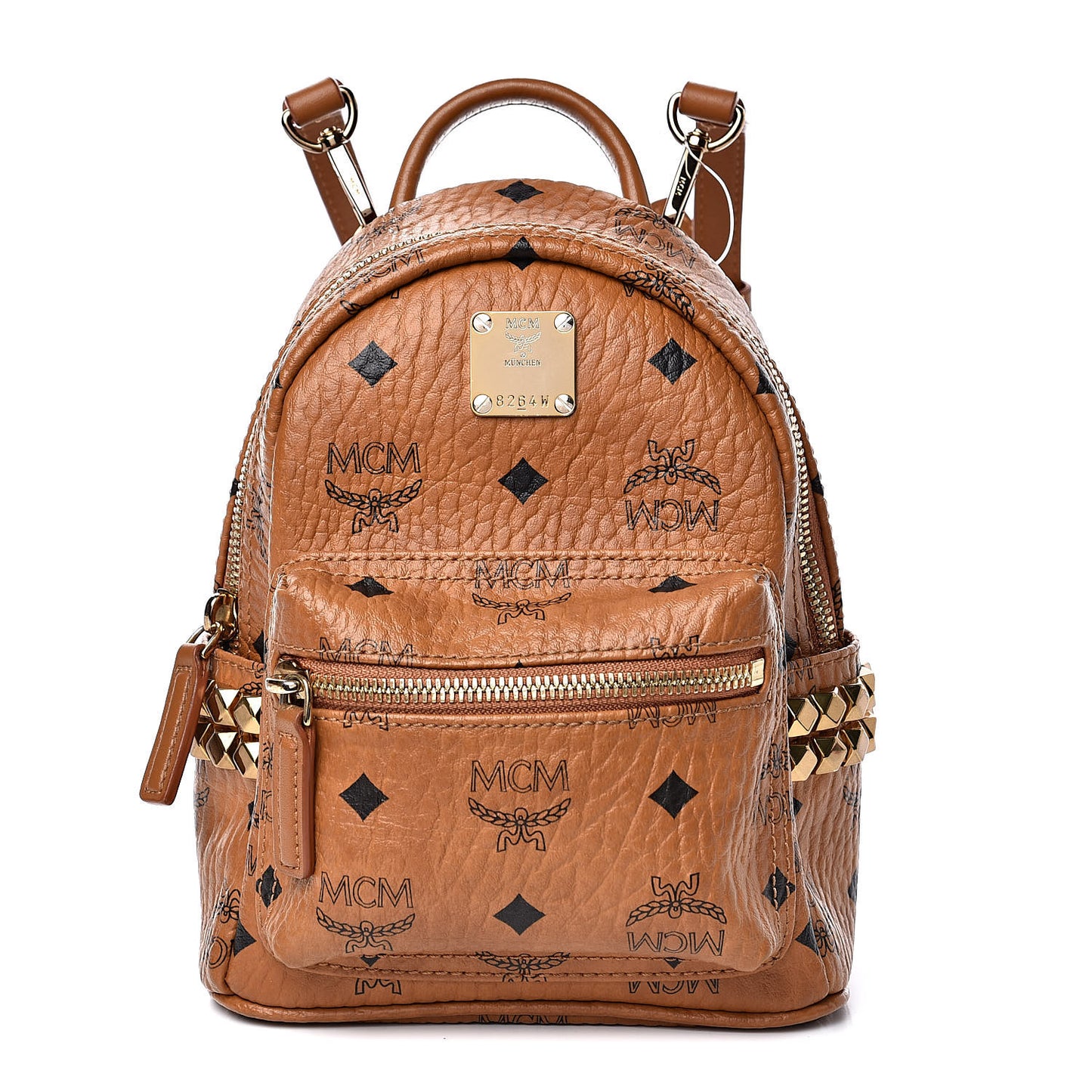 Visetos Side Stud X-Mini Stark Bebe Boo Backpack Cognac