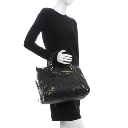 Balenciaga Agneau Giant 12 Gold Hardware Velo Black 3 of 8