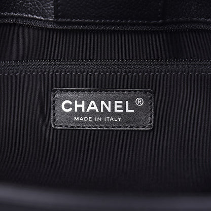 Chanel Calfskin Cerf Executive Shopper Tote Black 7 of 12