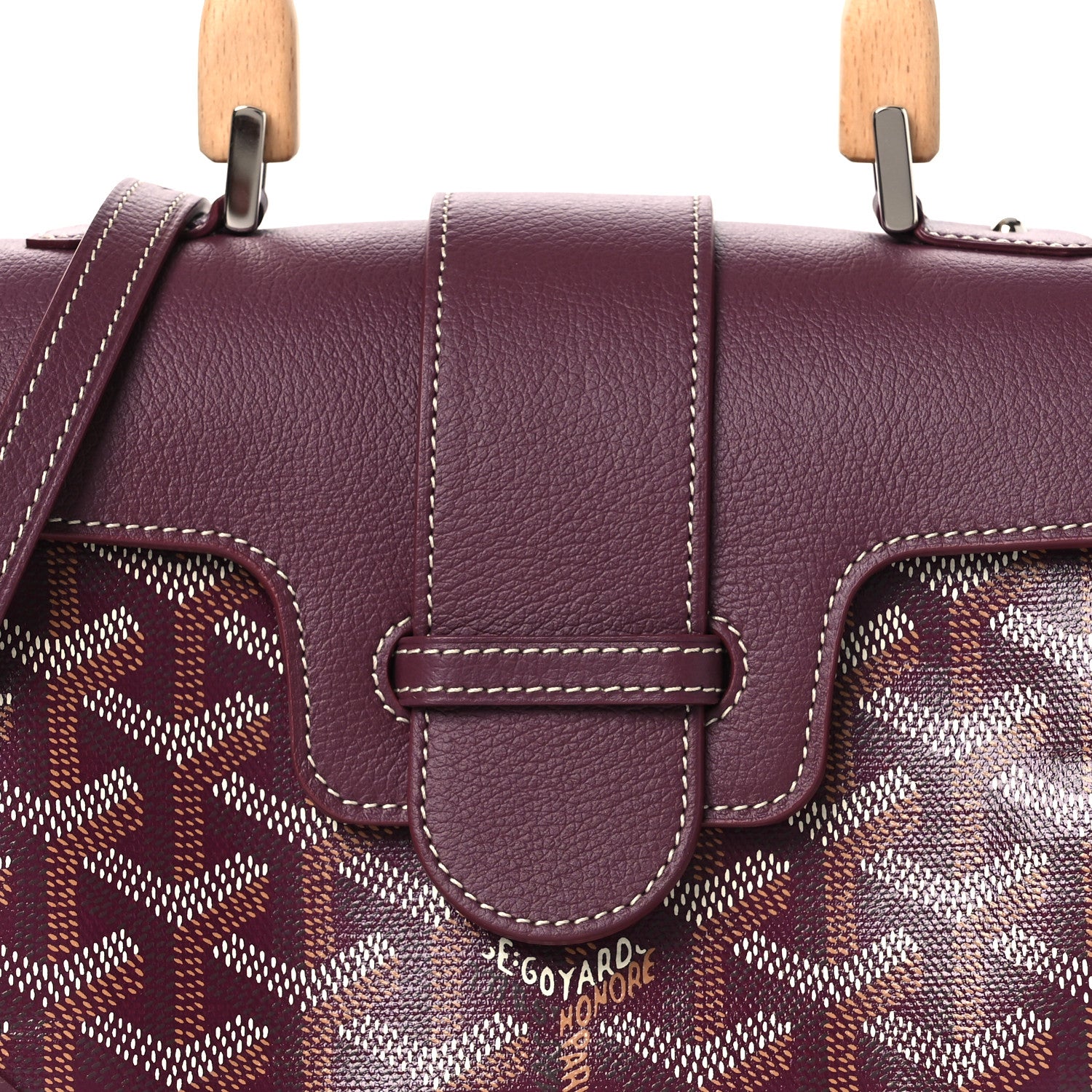 Goyard Goyardine Mini Saigon Burgundy 7 of 10