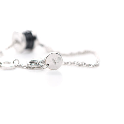 Bulgari Sterling Silver Black Ceramic Save the Children Bracelet 4 of 5
