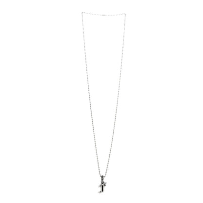 Chrome Hearts Sterling Silver Initial J Pendant Necklace 3 of 5