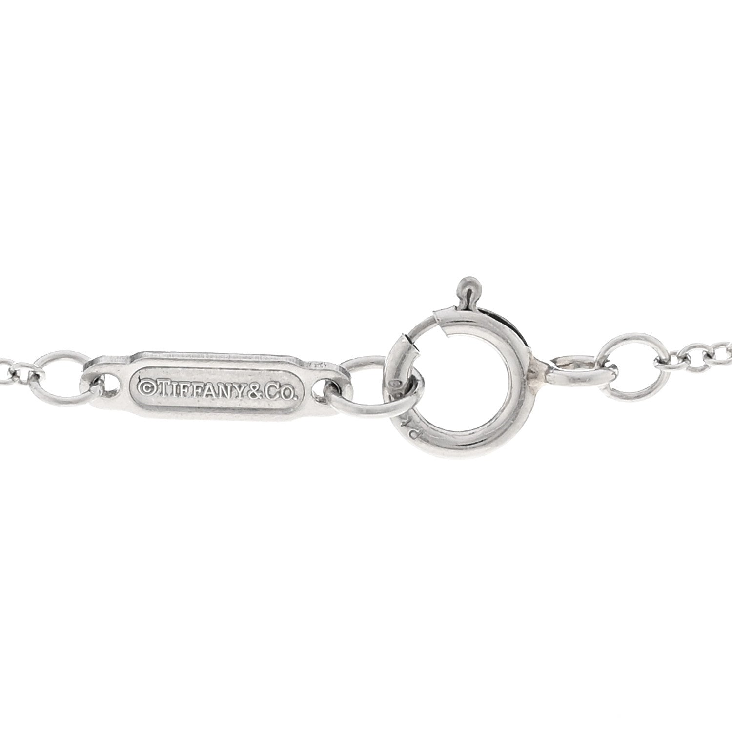 Tiffany Platinum Diamond Soleste Pendant Necklace 4 of 5