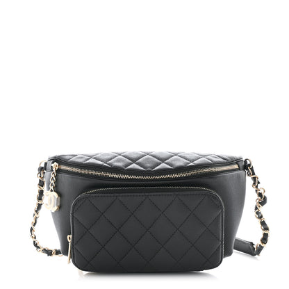 Chanel Caviar Quilted Business Affinity Waist Belt Bag Black 1 of 10