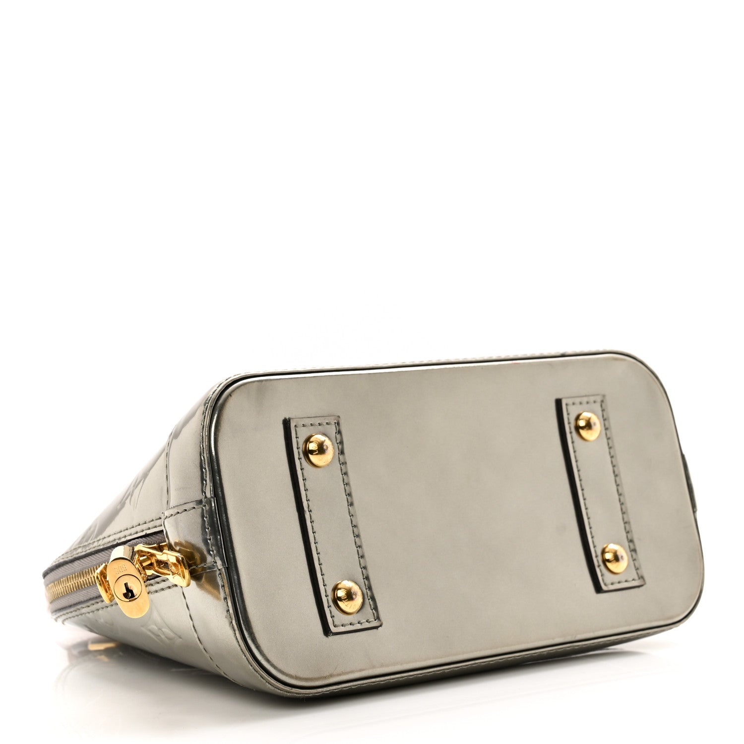 Louis Vuitton LOUIS VUITTON Vernis Alma BB Gris Metal 4 of 9
