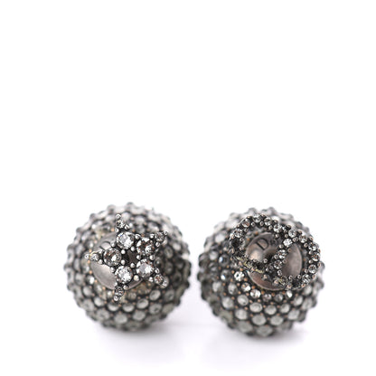 Christian Dior Crystal Star CD Mise En Dior Tribal Earrings 3 of 4