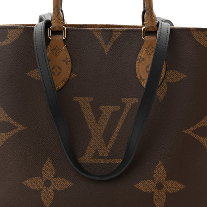 Louis Vuitton Reverse Monogram Giant Onthego MM 7 of 9