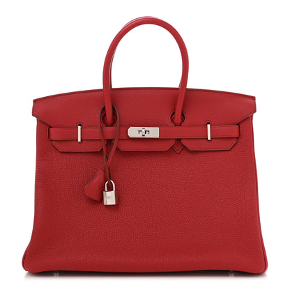 Hermes Togo Birkin 35 Rouge Garance 1 of 10
