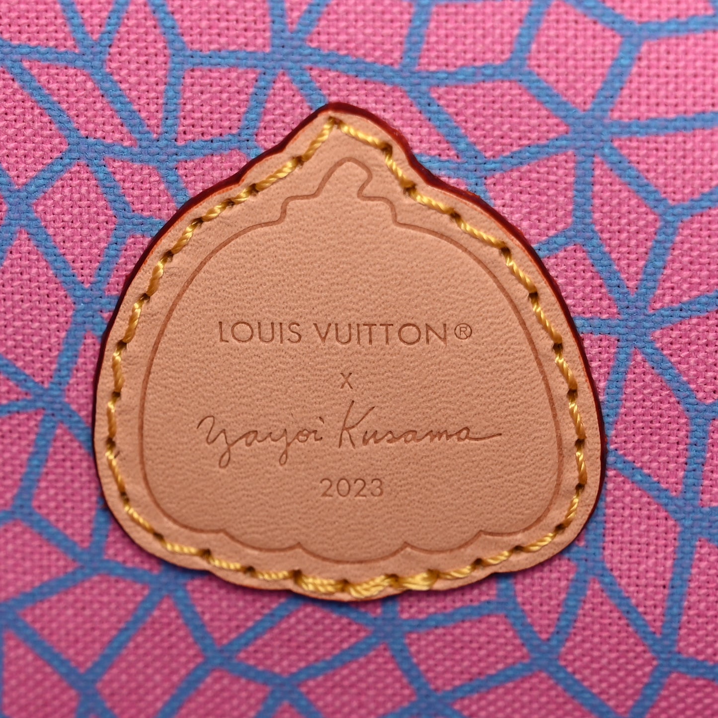 LV X YK Monogram Kusama Pumpkin Neverfull MM