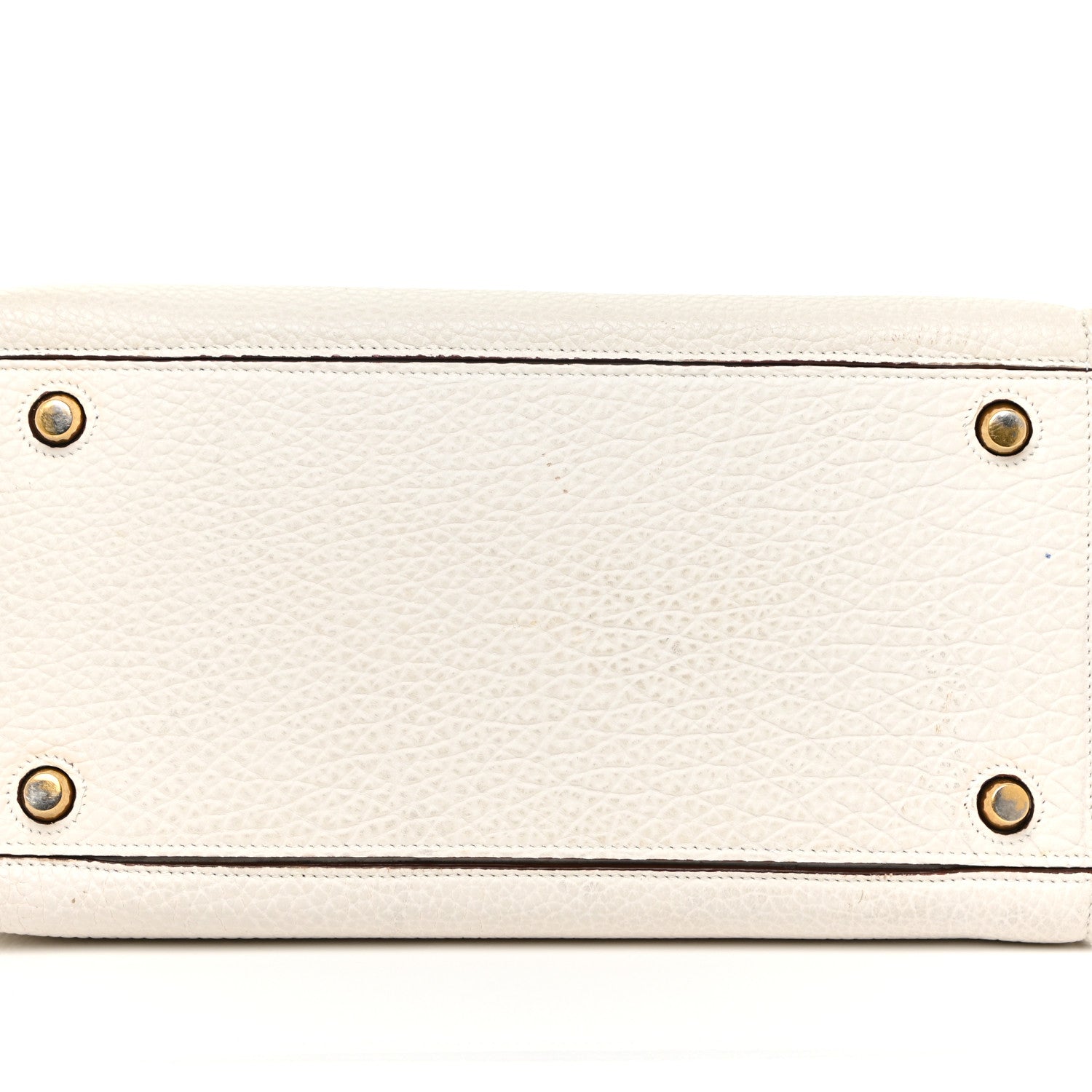 Celine Bullhide Calfskin Medium Ring Bag White 18 of 22