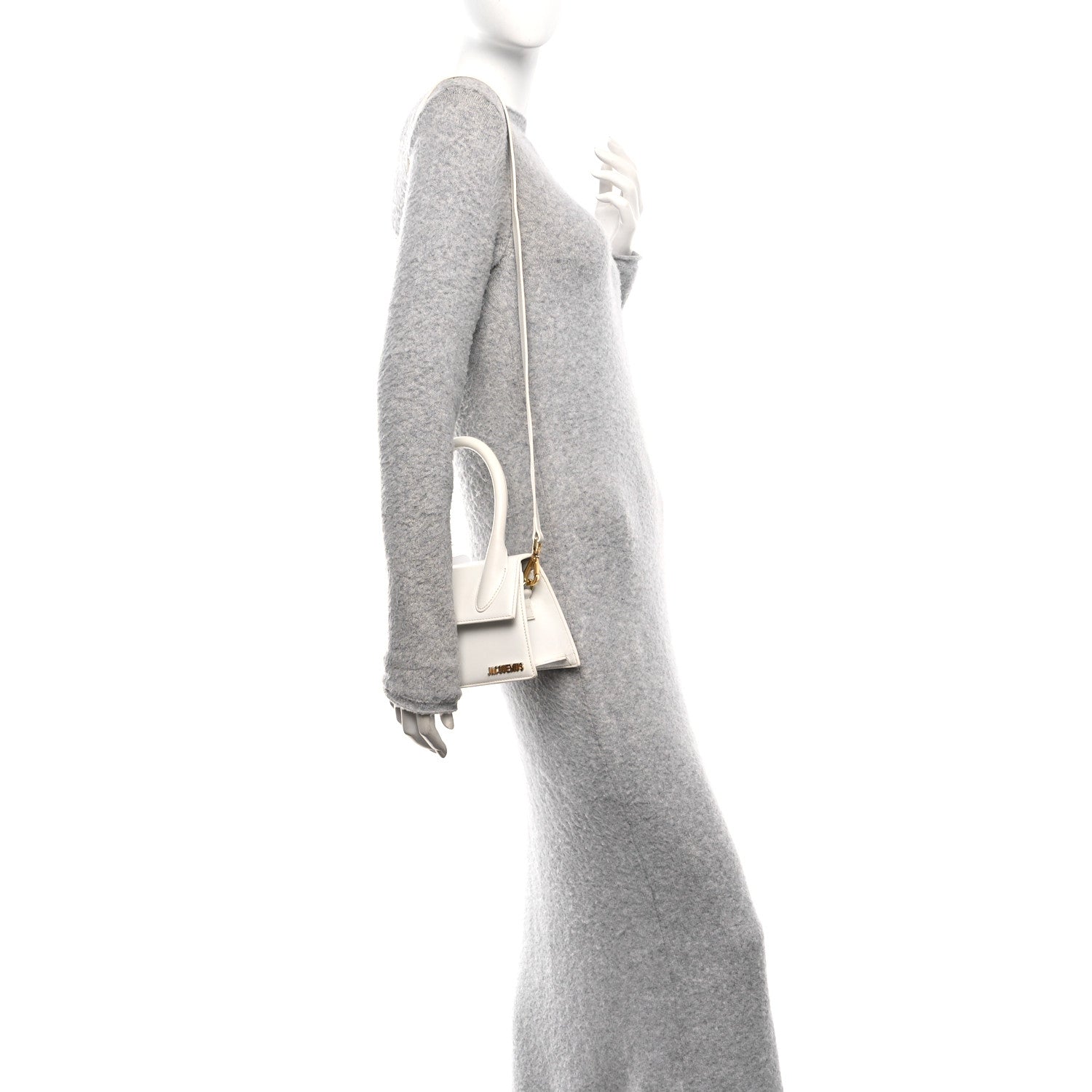 Jacquemus Smooth Calfskin Le Chiquito Moyen White 2 of 9