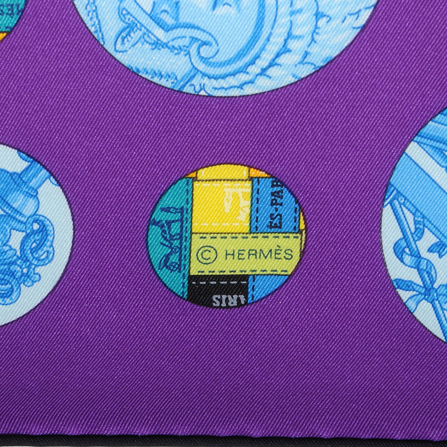 Hermes Silk Pois De Soie Scarf 70 4 of 5
