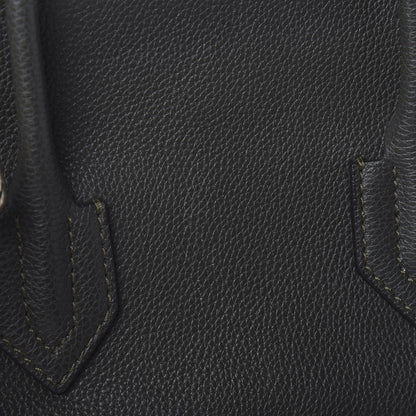 Versace Calfskin Medium Palazzo Empire Bag Verde Scuro Black 8 of 10
