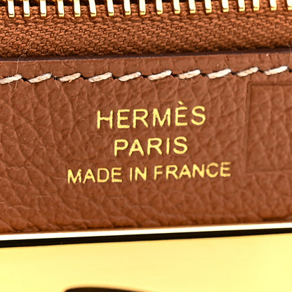 Hermes Evercolor Swift Wallet Gold 6 of 7