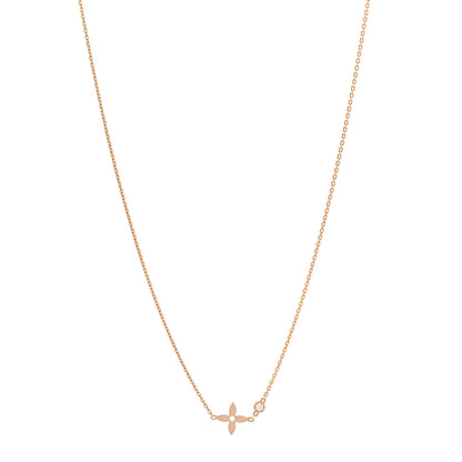 Louis Vuitton 18K Pink Gold Diamond Idylle Blossom Pendant Necklace 1 of 5