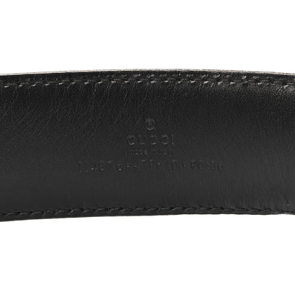 Gucci Calfskin Interlocking G 40mm Belt 90 36 Black 5 of 5