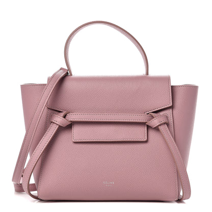 Celine Grained Calfskin Nano Belt Bag Antique Rose 1 of 8