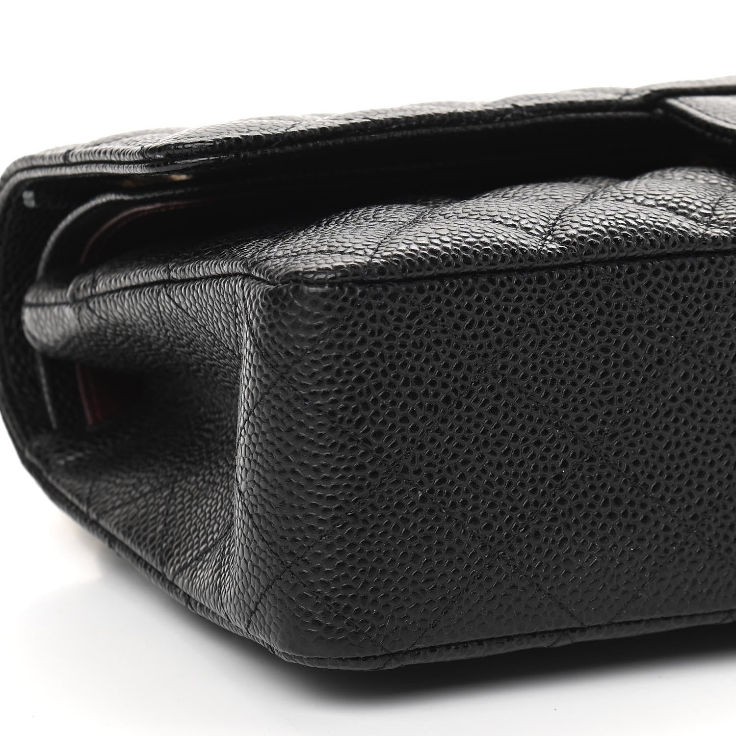Chanel Caviar Quilted Medium Double Flap Black 8 of 9