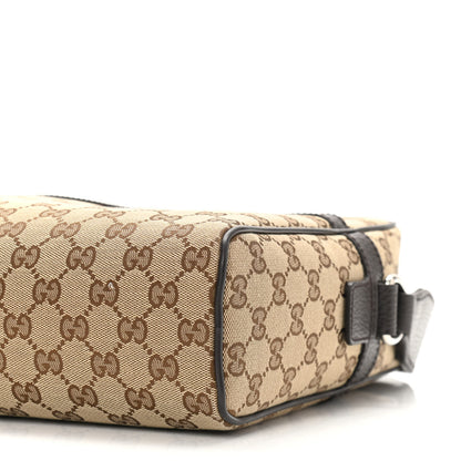 Gucci Monogram Dollar Calfskin Large Camera Case Beige Ebony Testa di Moro Marrone Scuro 10 of 10