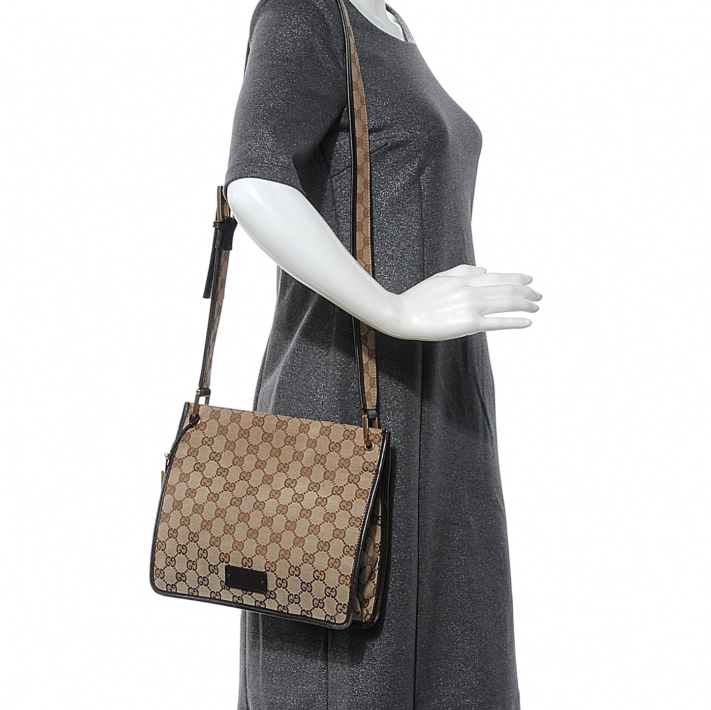 Monogram Messenger Bag Ebony