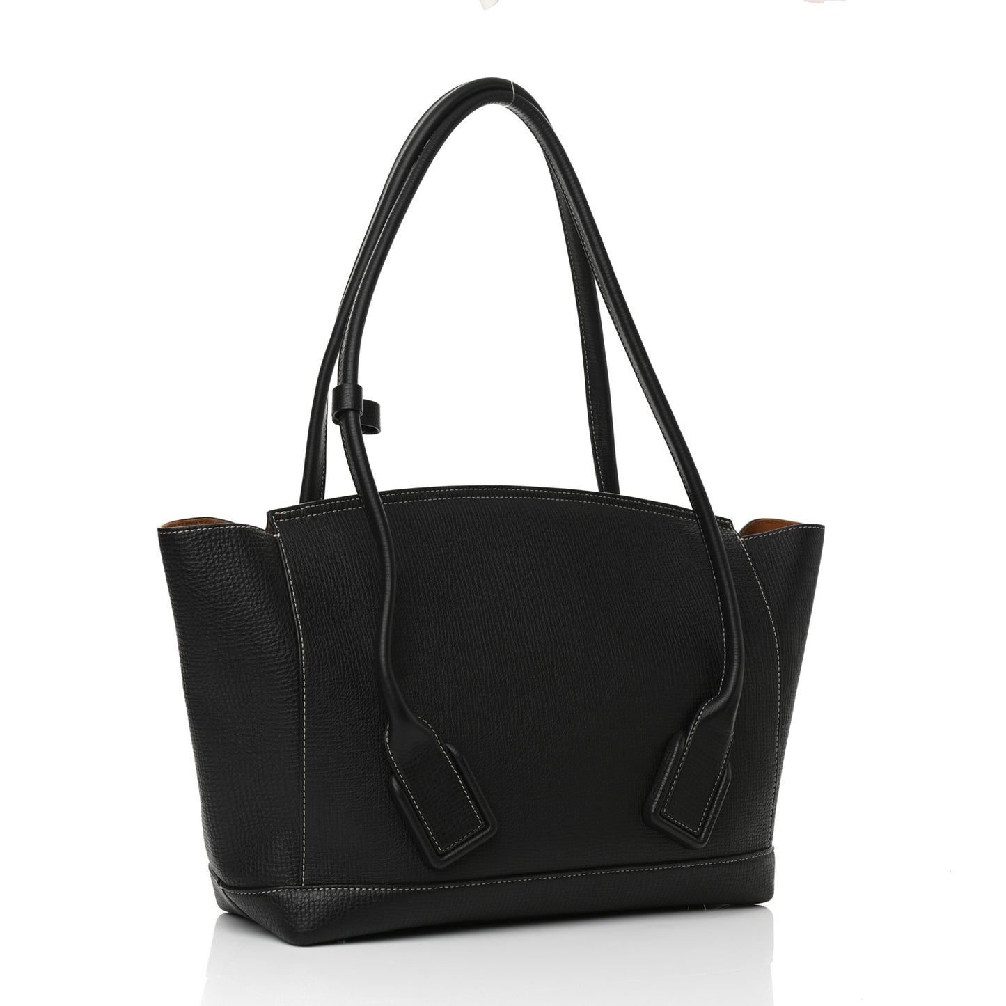 Grainy Calfskin Small Arco Black