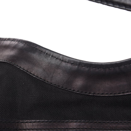 Gucci Nubuck Brocade Medium Soft Stirrup Shoulder Bag Black 15 of 18