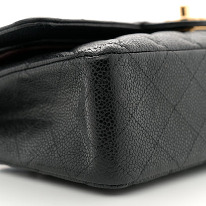 Chanel Caviar Quilted Medium Double Flap Black 9 of 12
