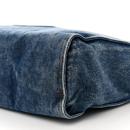 Telfar Denim Medium Shopping Bag Blue 10 of 10