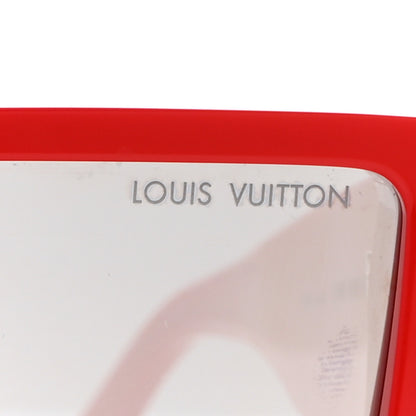 Louis Vuitton Acetate Swarovski Crystal Cyclone Sunglasses Z1578W Red 7 of 8