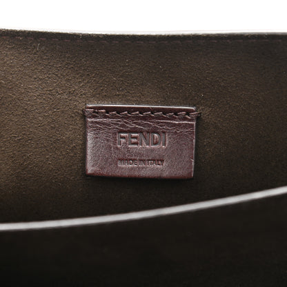 Fendi Vitello Vernice Mou Karligraphy Crossbody Bag Ebano 6 of 13
