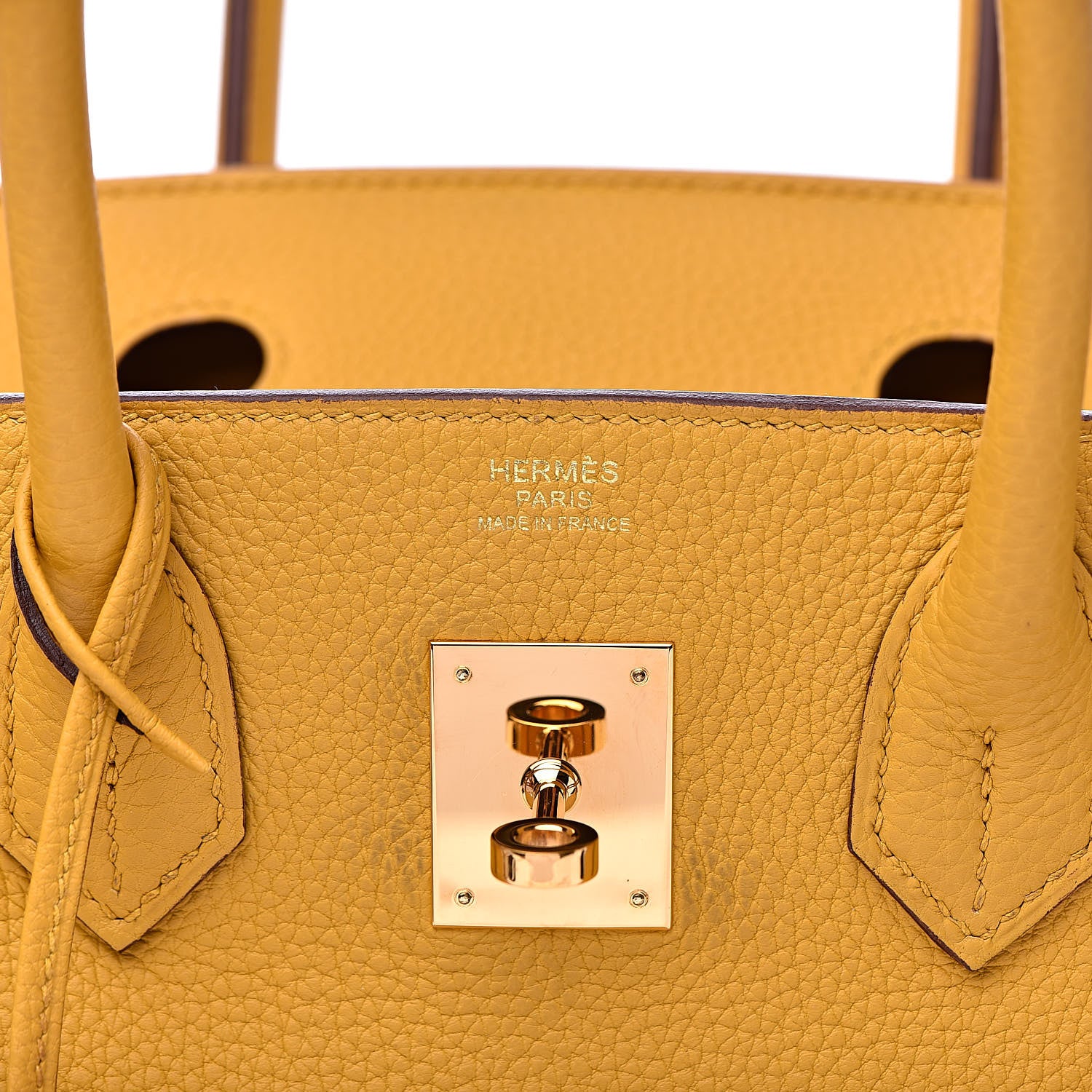 Hermes Togo Birkin 30 Jaune Ambre 8 of 30