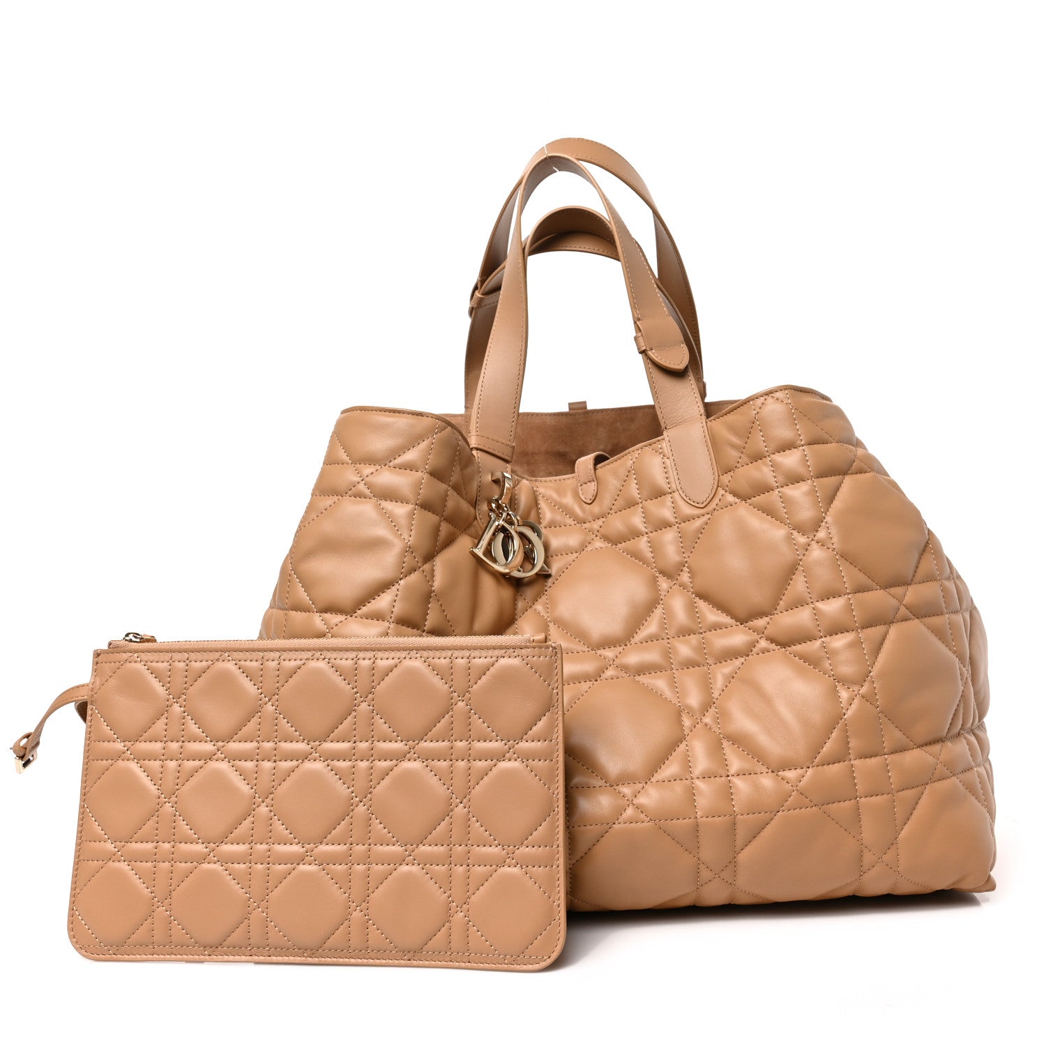 Christian Dior Calfskin Macrocannage Large Toujours Tan 1 of 8