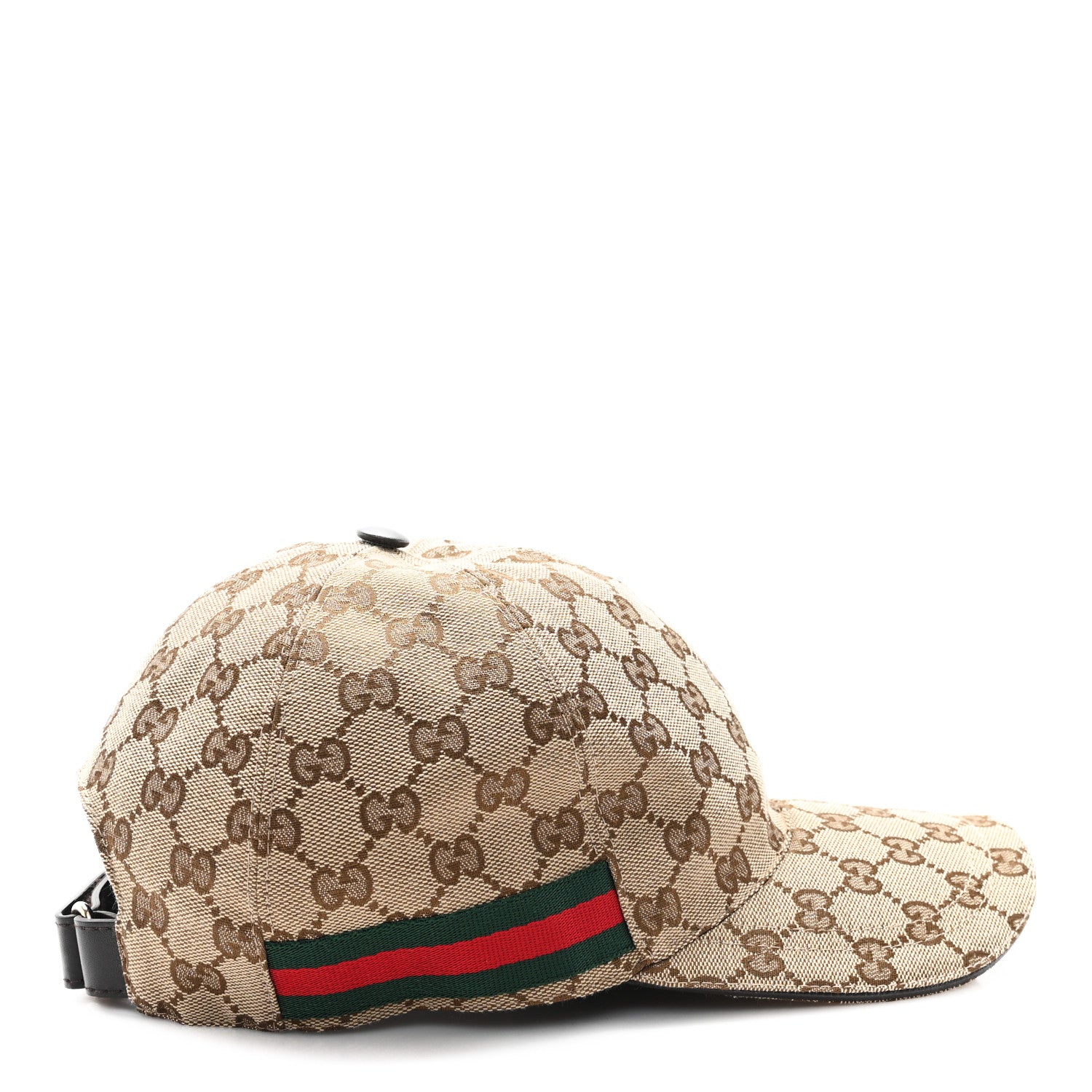 Gucci Monogram Web Baseball Hat M Beige Cocoa 6 of 10