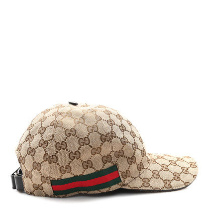 Gucci Monogram Web Baseball Hat M Beige Cocoa 6 of 10