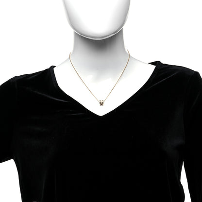 Bulgari 18K Rose Gold Diamond Small B.Zero1 Pave Pendant Necklace 2 of 5