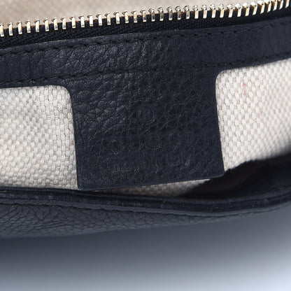Gucci Pebbled Calfskin Medium Soho Flap Crossbody Black 5 of 8