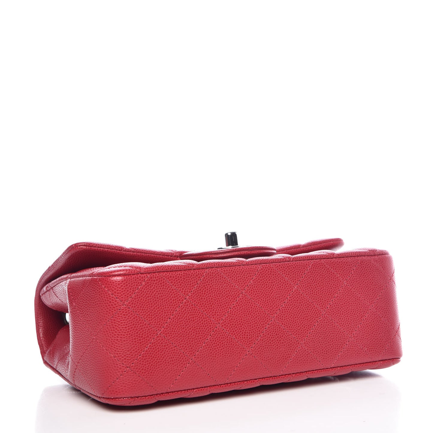 Caviar Quilted Mini Rectangular Flap Pink