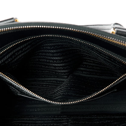 Prada Saffiano Large Galleria Double Zip Tote Black 6 of 13