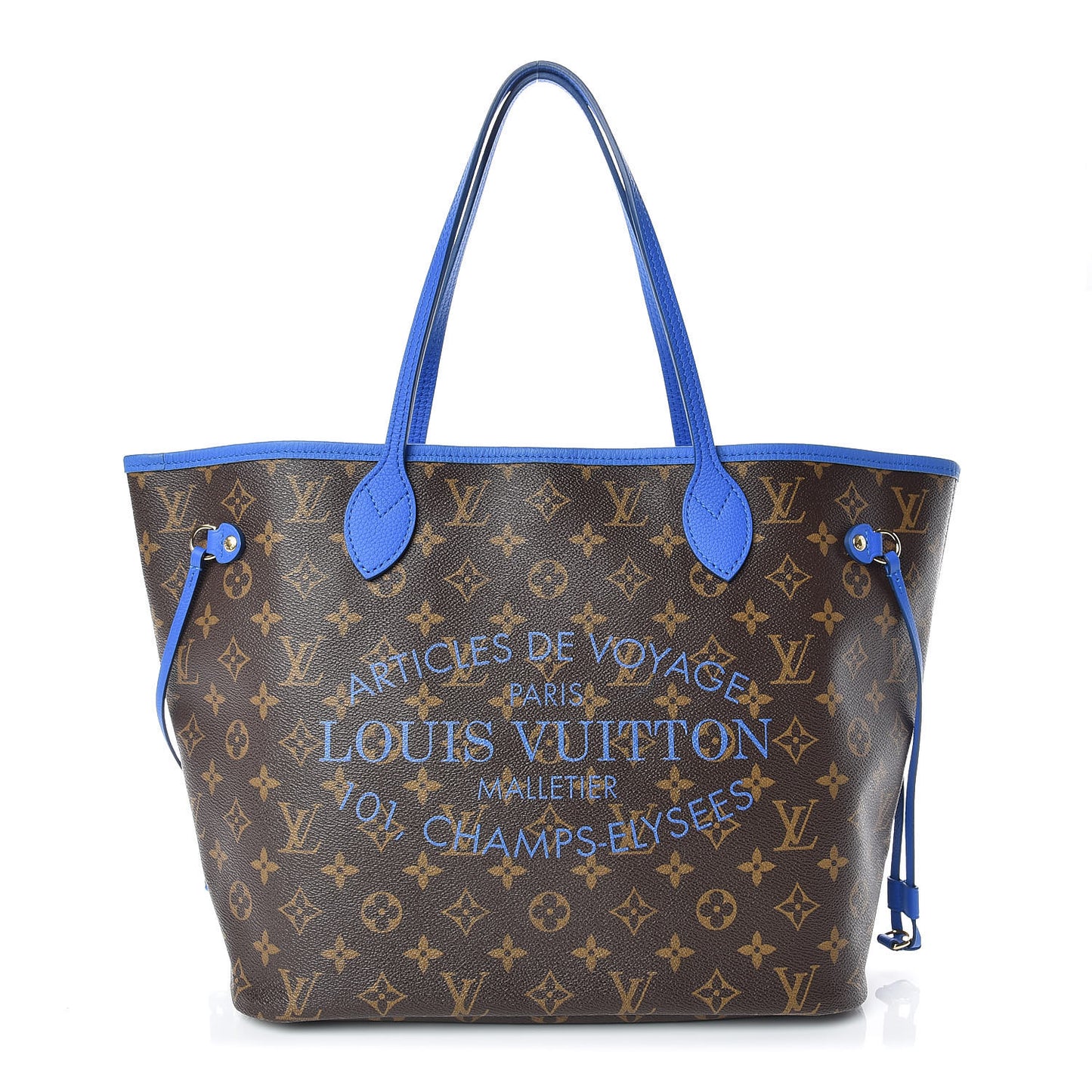 Monogram Articles de Voyage Ikat Neverfull MM Grand Blue