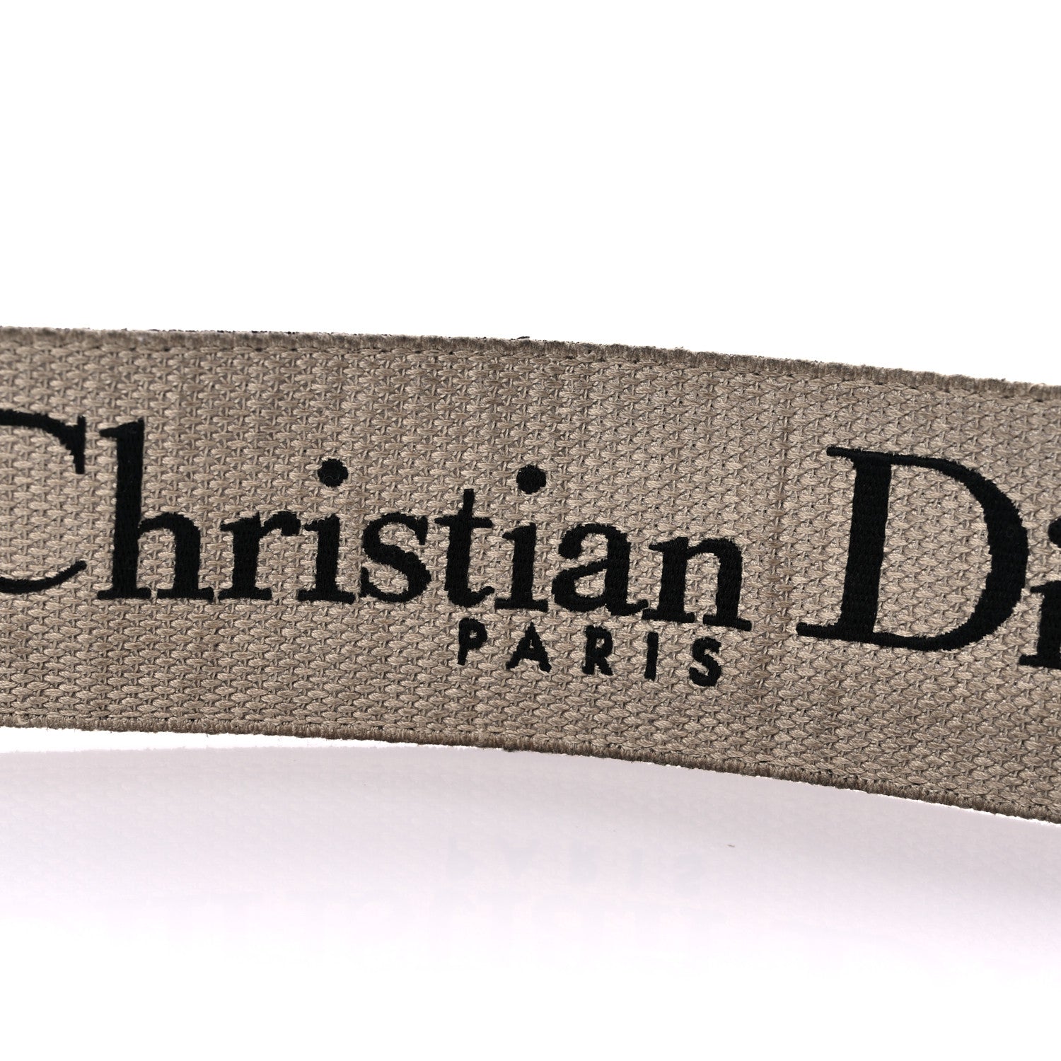 Christian Dior Canvas Embroidered Shoulder Strap Black 4 of 8