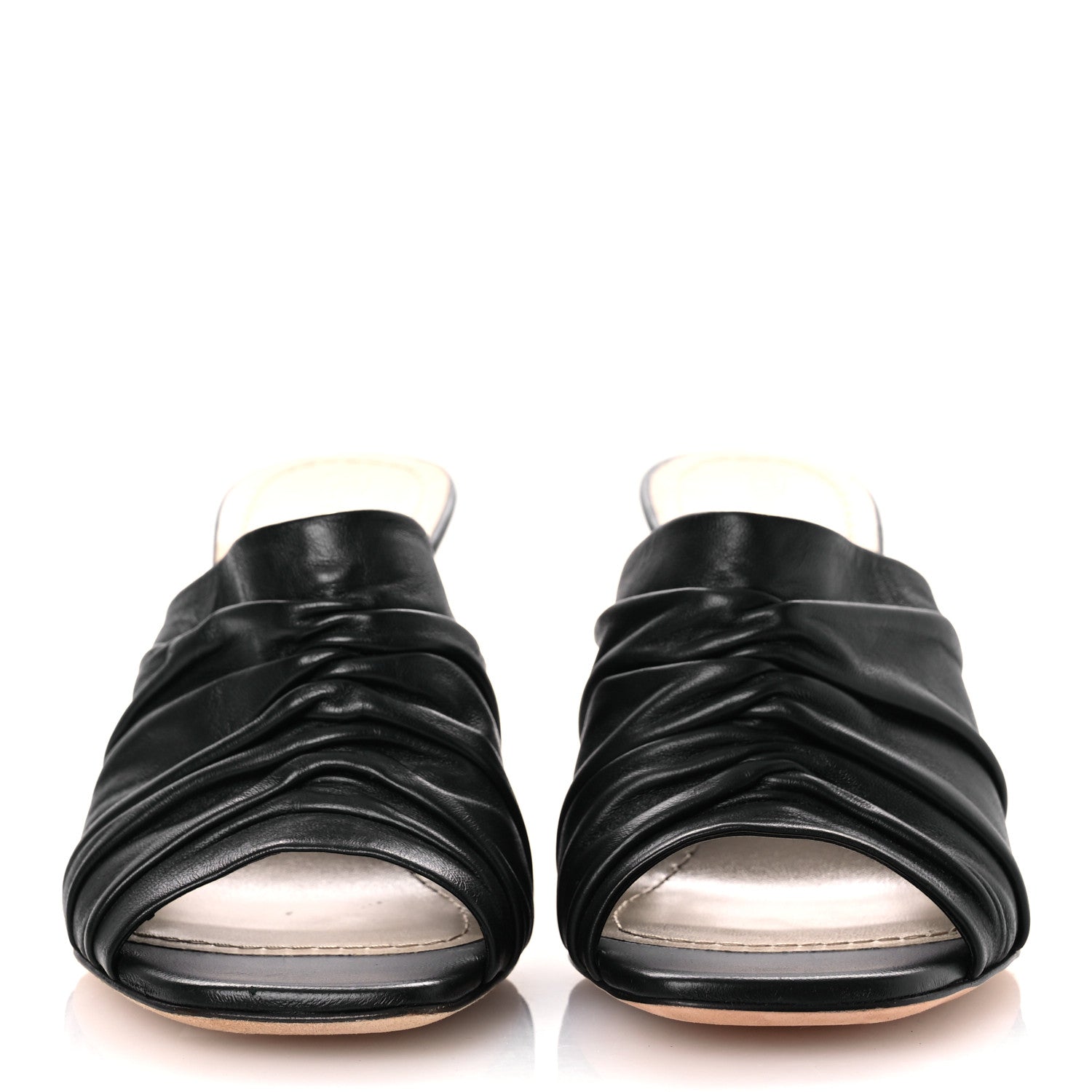 Christian Dior Lambskin D-Fame Mule Sandals 37 Black 3 of 11