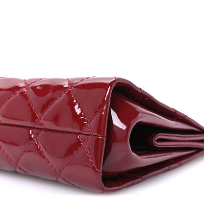 Chanel Patent CC Quilted Timeless Clutch Red 10 of 10