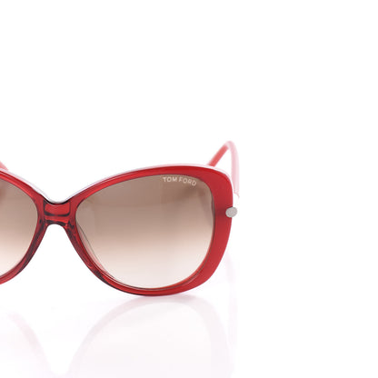 Tom Ford Linda Butterfly Sunglasses TF324 Red 5 of 8