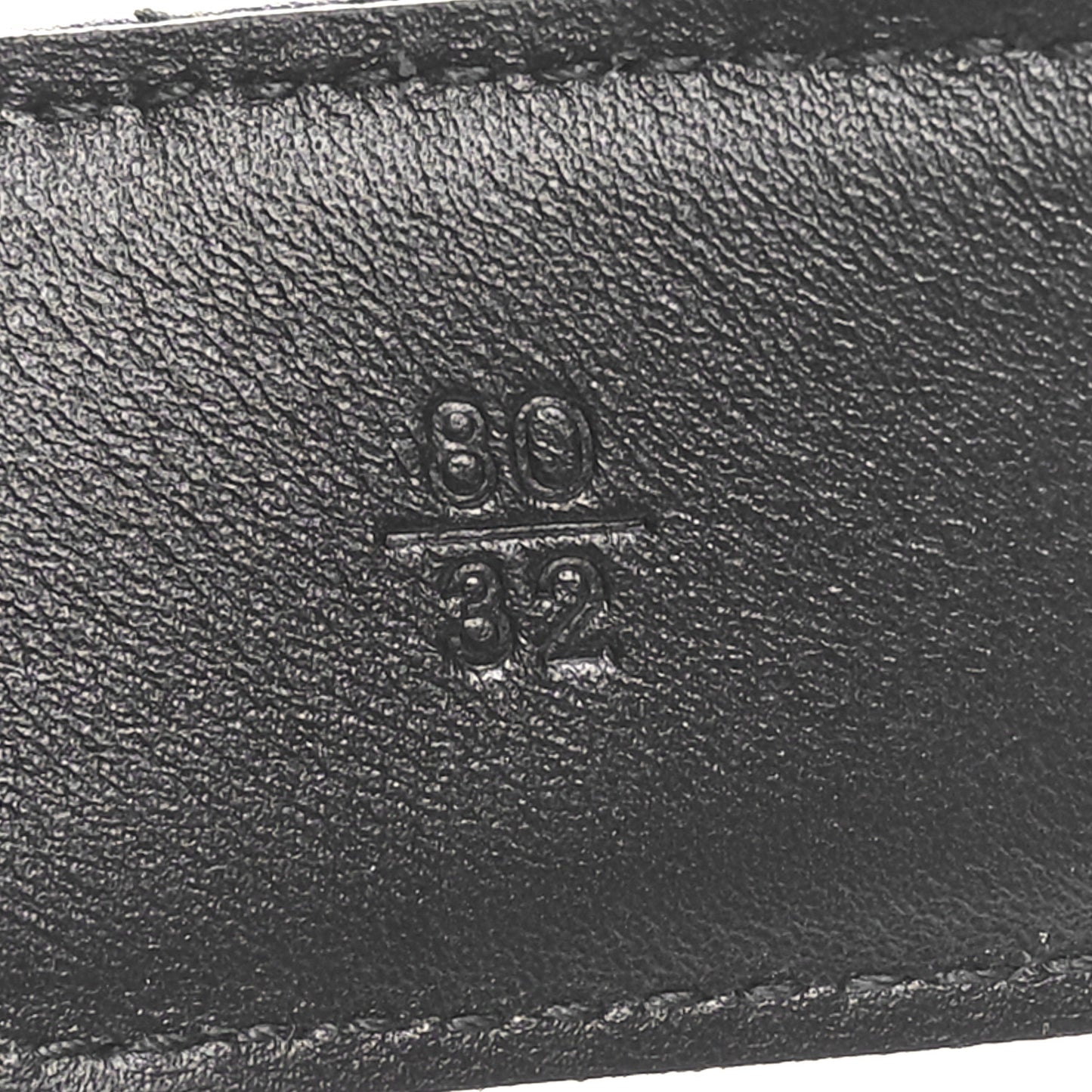 Calfskin Quilted CC Chain Belt 80 32 Black